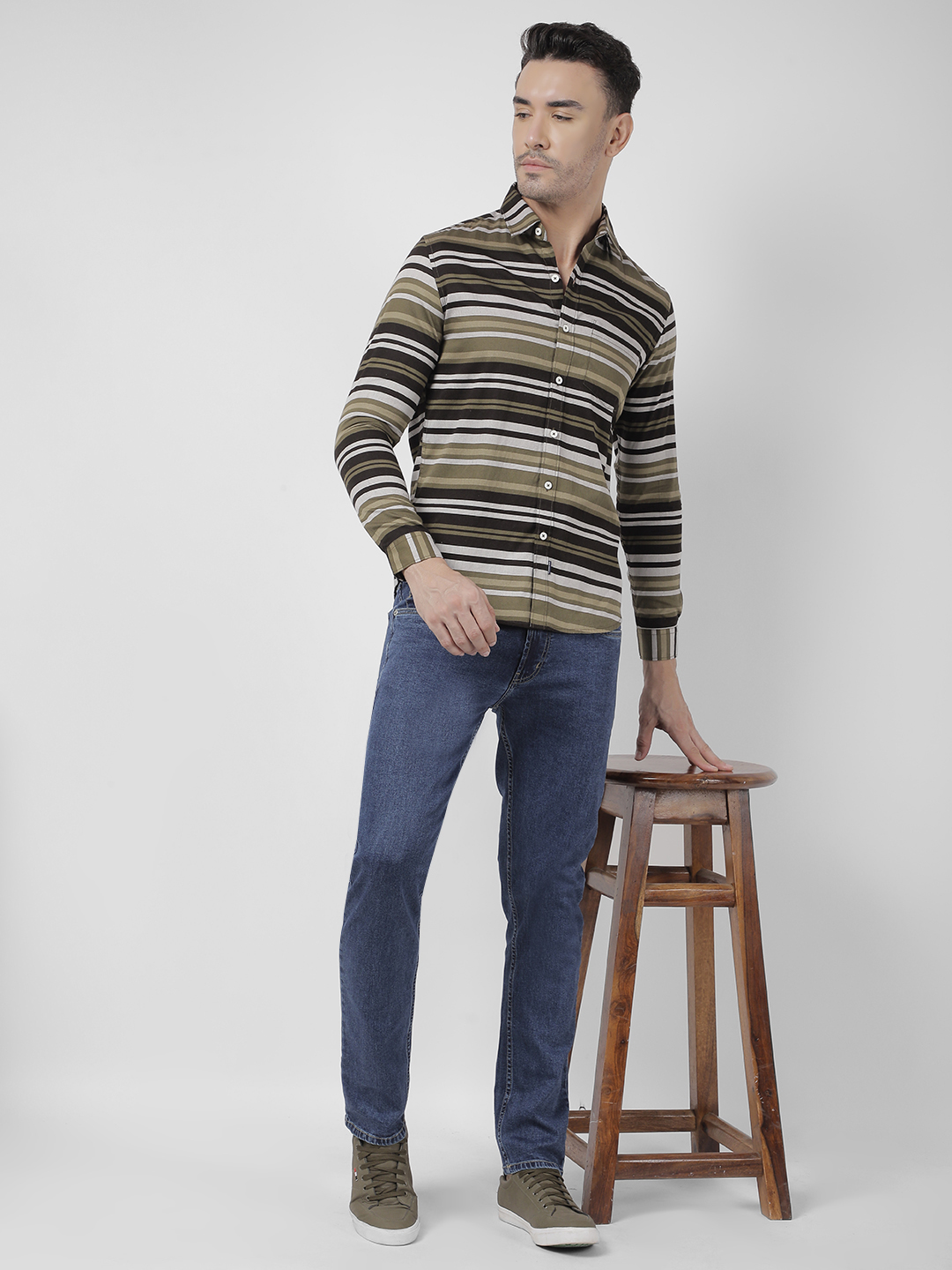 Numero Uno Men Faded Blue Jeans
